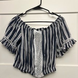 Off-Shoulder Cropped Top